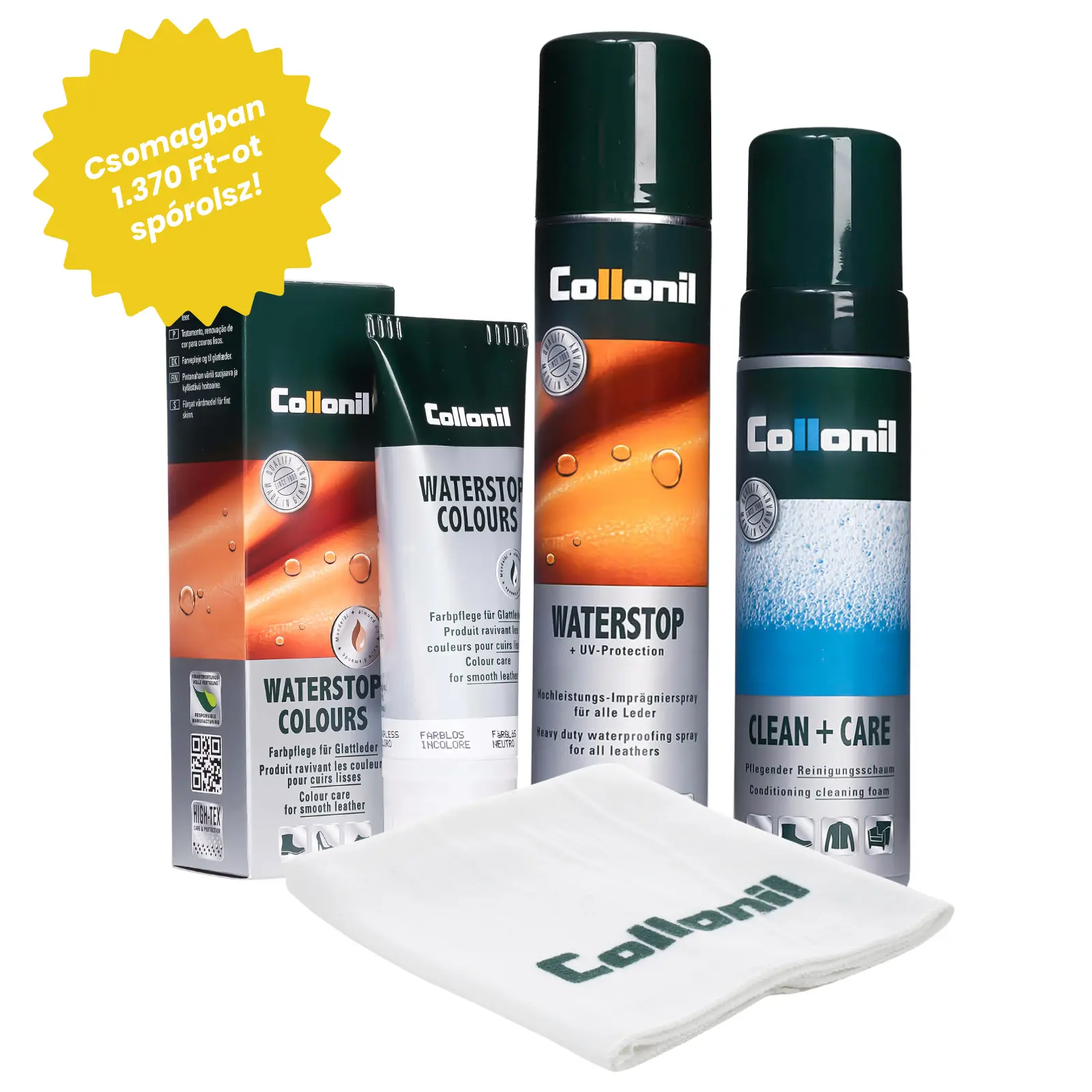 FEDETT BŐR CSOMAG - Ápolás és Védelem Fedett Bőrökhöz